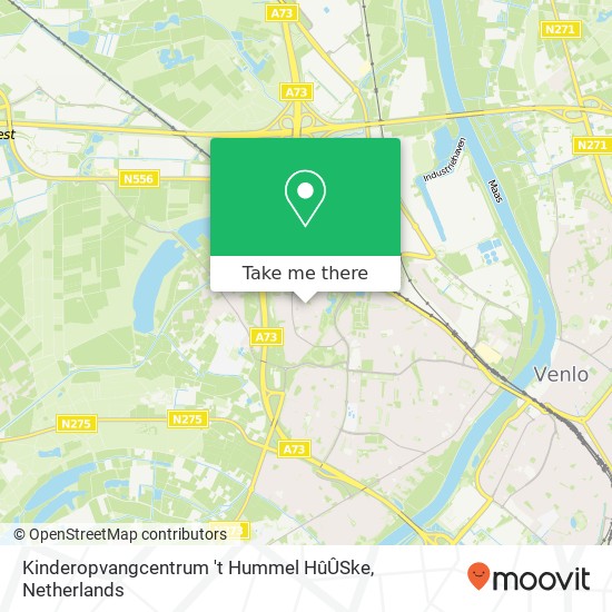 Kinderopvangcentrum 't Hummel HûÛSke, Heggeroosstraat 53 map