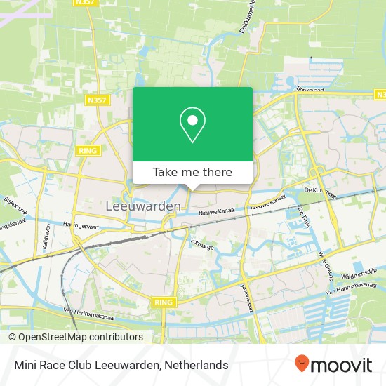 Mini Race Club Leeuwarden, Zuidvliet 6 map