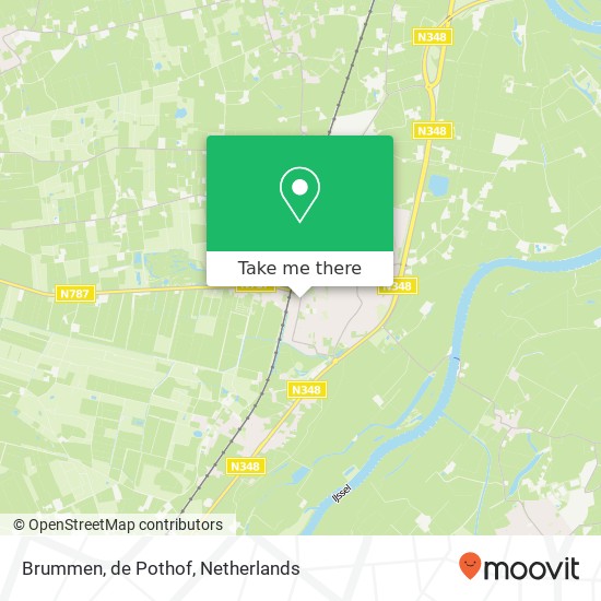 Brummen, de Pothof map