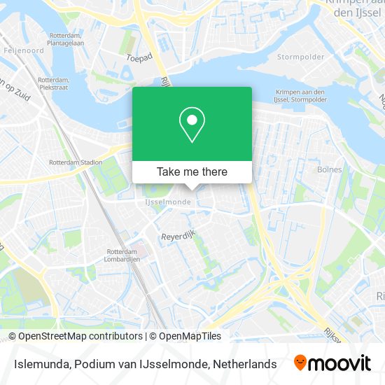 Islemunda, Podium van IJsselmonde map