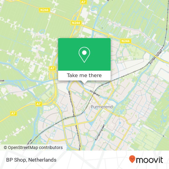 BP Shop, Wagenweg 7 map