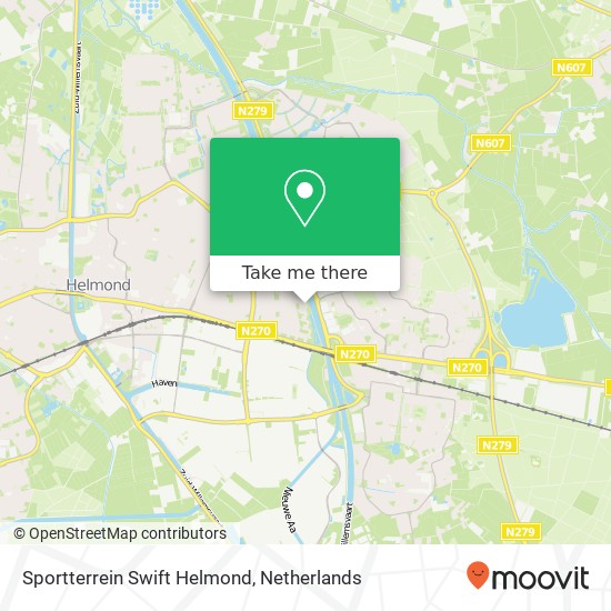 Sportterrein Swift Helmond, Barentzpark 1 map