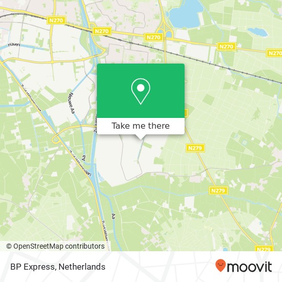 BP Express, Heibloemweg map