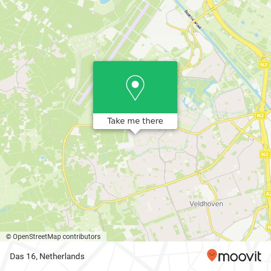 Das 16, 5508 MR Veldhoven map