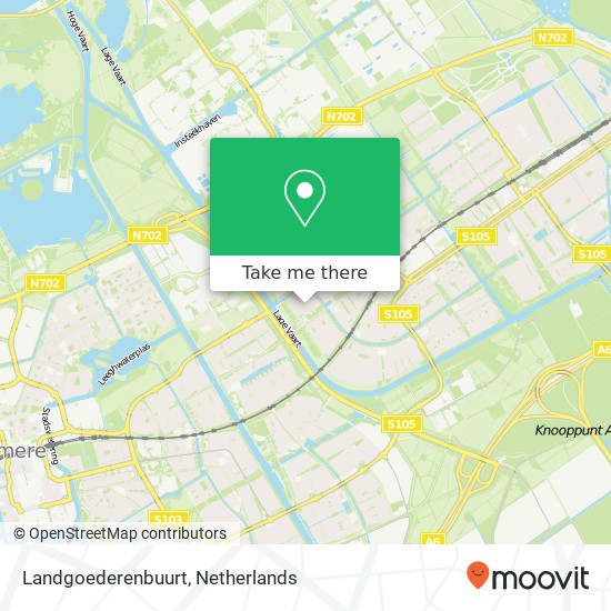Landgoederenbuurt, Landgoederenbuurt, Almere, Nederland Karte