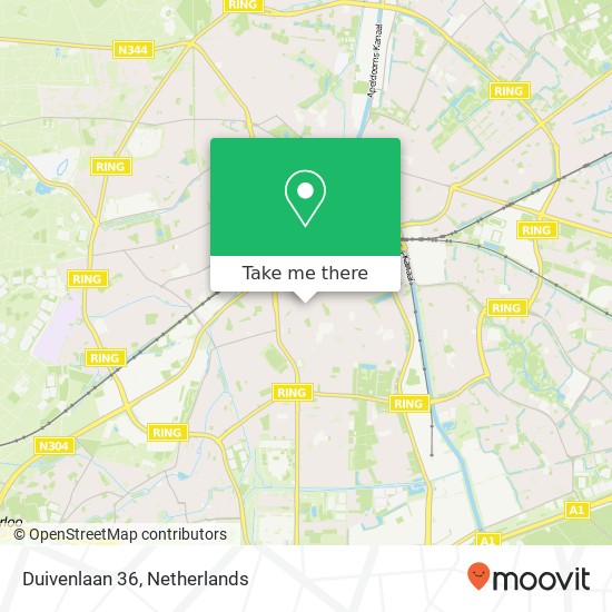 Duivenlaan 36, 7331 AS Apeldoorn map