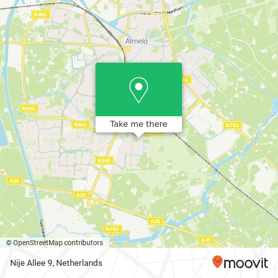 Nije Allee 9, 7609 ZG Almelo map