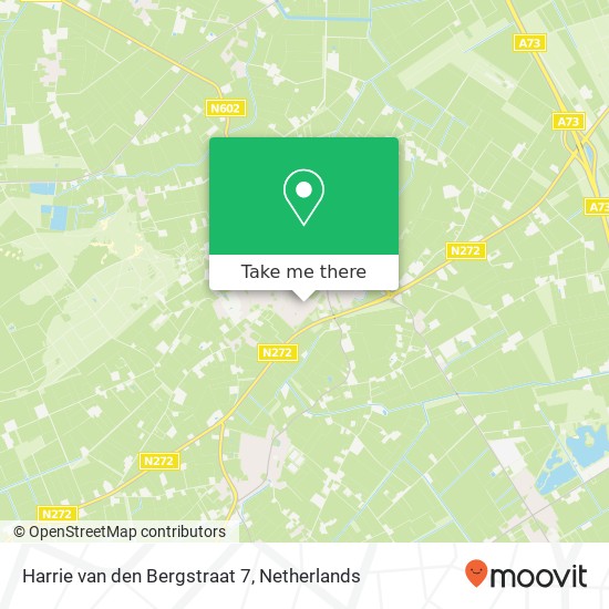 Harrie van den Bergstraat 7, 5845 HG Sint Anthonis Karte