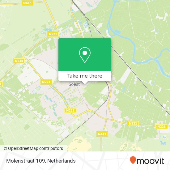 Molenstraat 109, 3764 TE Soest map