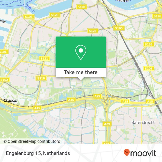 Engelenburg 15, 3085 KJ Rotterdam Karte
