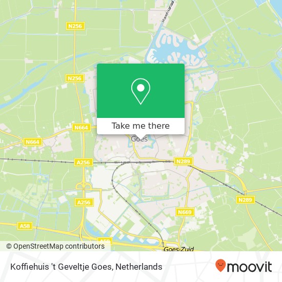 Koffiehuis 't Geveltje Goes Karte