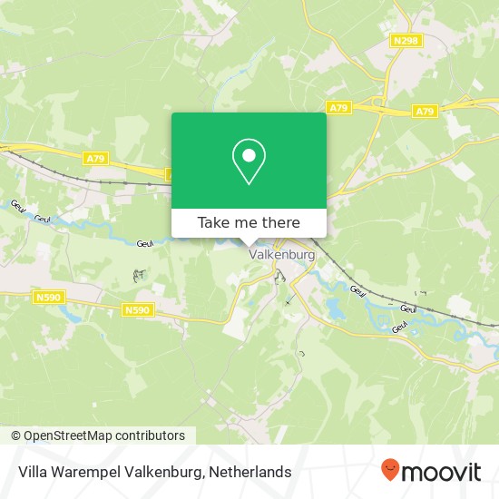 Villa Warempel Valkenburg map