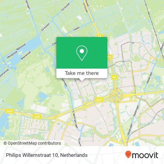 Philips Willemstraat 10, 3136 CV Vlaardingen map