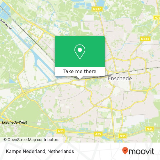 Kamps Nederland, Parkweg 117 Karte