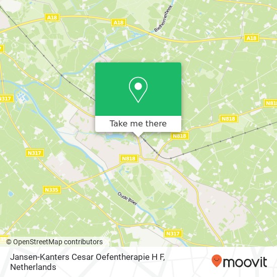 Jansen-Kanters Cesar Oefentherapie H F, Rijksweg 261 Karte