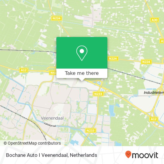 Bochane Auto I Veenendaal, Einsteinstraat 45 map