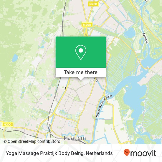 Yoga Massage Praktijk Body Being, Meester Jan Gerritszlaan 31D map