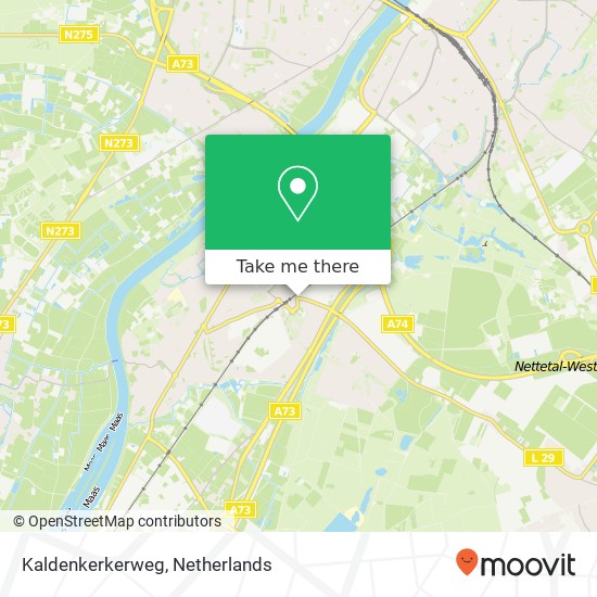 Kaldenkerkerweg, 5932 Tegelen Karte