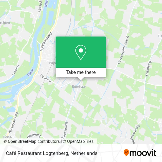 Café Restaurant Logtenberg map