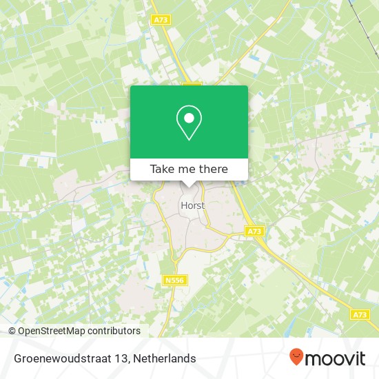 Groenewoudstraat 13, 5961 VD Horst map