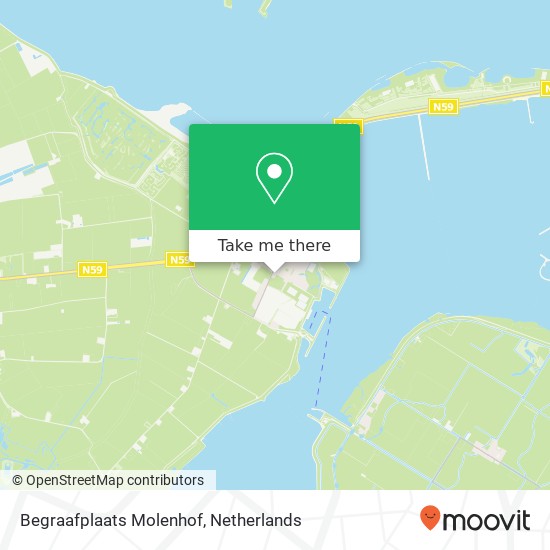 Begraafplaats Molenhof map