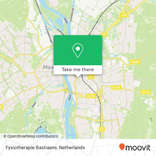 Fysiotherapie Bastiaens, Clermontlunet 3A map