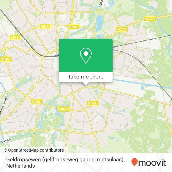 Geldropseweg (geldropseweg gabriël metsulaan), 5613 Eindhoven map