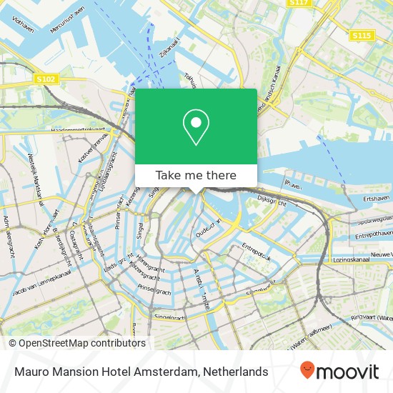 Mauro Mansion Hotel Amsterdam, Geldersekade 16 map