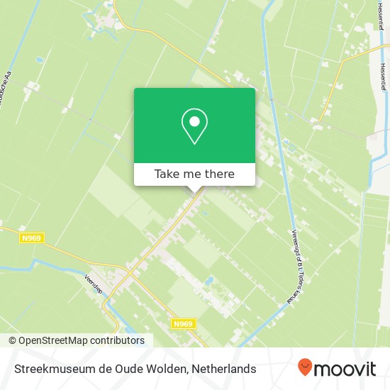 Streekmuseum de Oude Wolden map