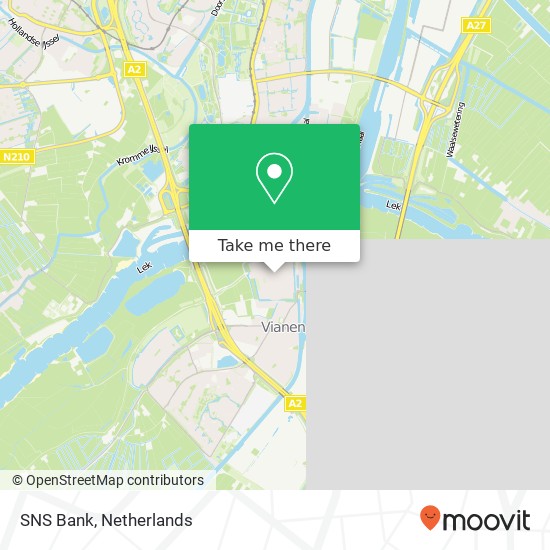 SNS Bank, Voorstraat 44 map