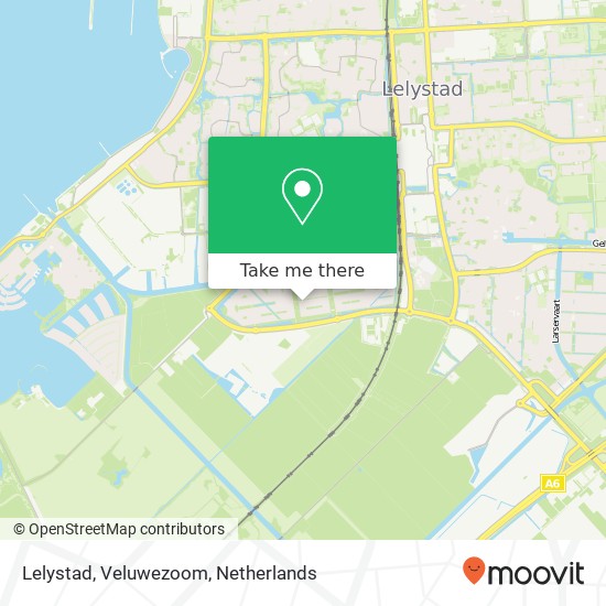 Lelystad, Veluwezoom map
