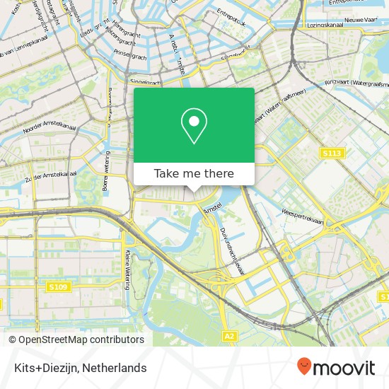 Kits+Diezijn, Rijnstraat 219 Karte