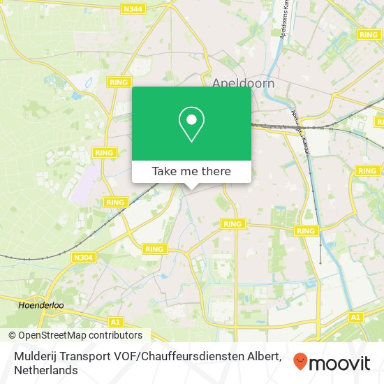 Mulderij Transport VOF / Chauffeursdiensten Albert map
