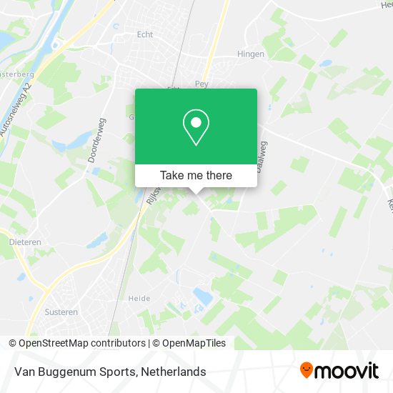 Van Buggenum Sports map
