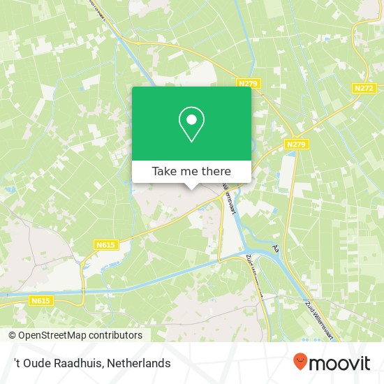 't Oude Raadhuis map