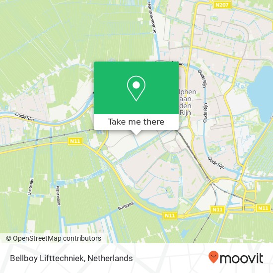 Bellboy Lifttechniek, A. Einsteinweg 25A map