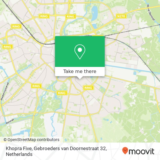 Khopra Five, Gebroeders van Doornestraat 32 map
