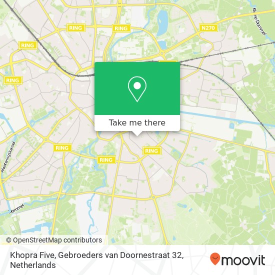 Khopra Five, Gebroeders van Doornestraat 32 Karte