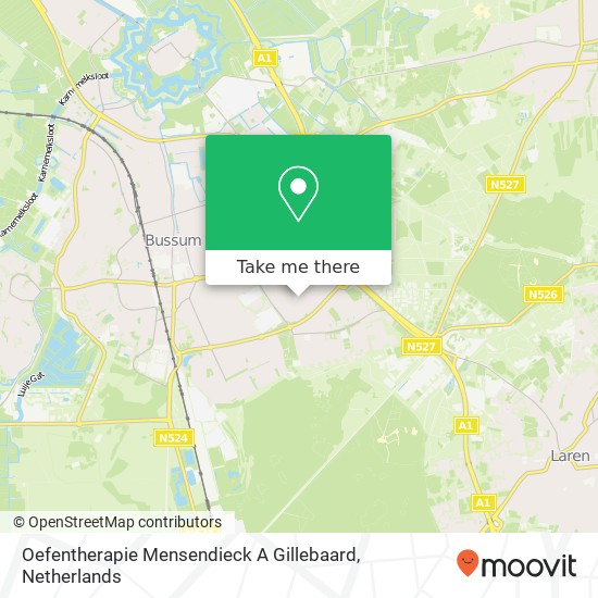 Oefentherapie Mensendieck A Gillebaard, Bremstraat 3 map