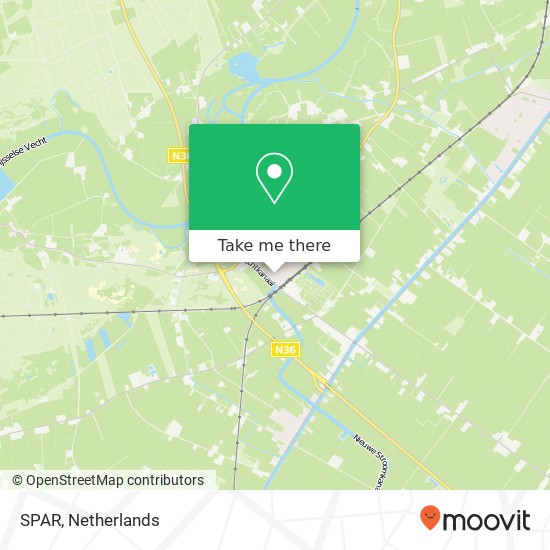 SPAR, Oudeweg 8 map