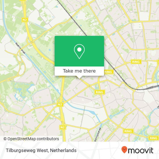 Tilburgseweg West, 5652 Eindhoven Karte