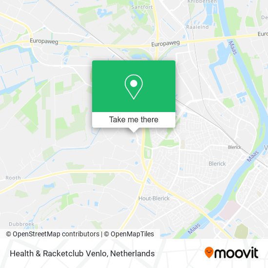 Health & Racketclub Venlo map