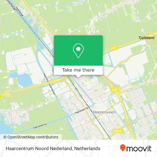 Haarcentrum Noord Nederland, Schans 31 map