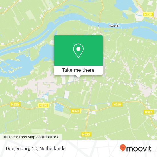 Doejenburg 10 map