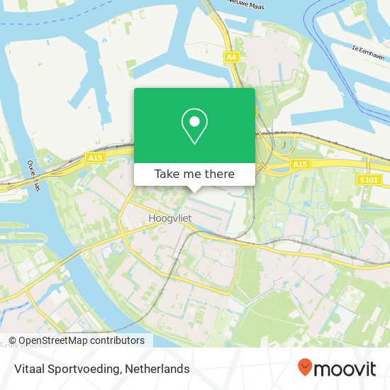 Vitaal Sportvoeding, Nieuwe Langeweg 93 map