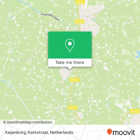 Keijenborg, Kerkstraat map