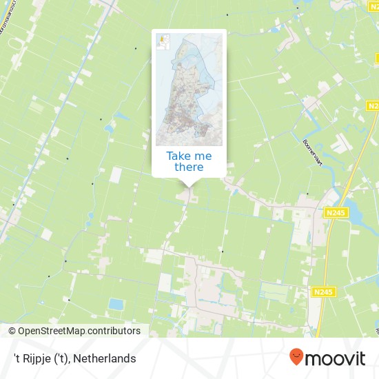 't Rijpje map