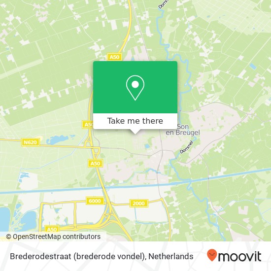 Brederodestraat (brederode vondel), 5691 Son map