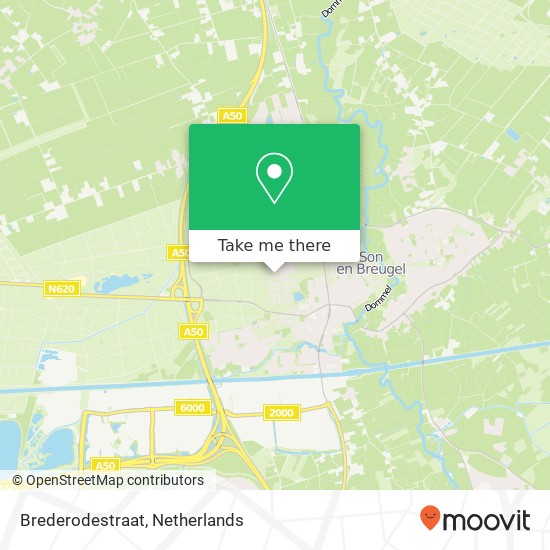 Brederodestraat, 5691 Son map