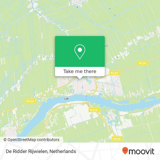 De Ridder Rijwielen, Koestraat 142 map